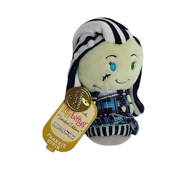 Hallmark Itty Bittys Monster High Frankie Stein Bean Bag Plush Ltd Ed NWT - Picture 1 of 8